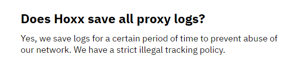 Hoxx VPN Privacy
