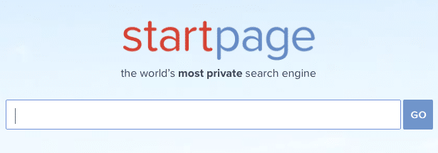 Startpage Özel arama