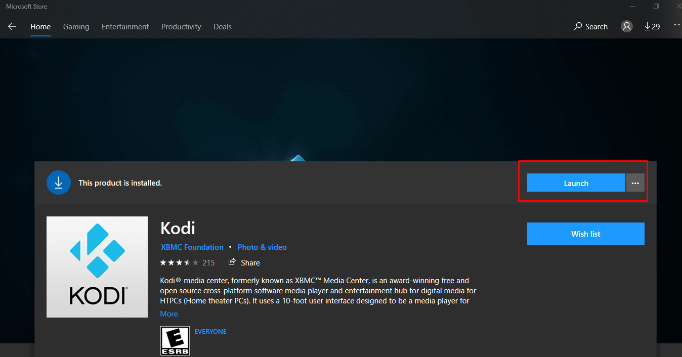 Install and Launch Kodi TV on Windows