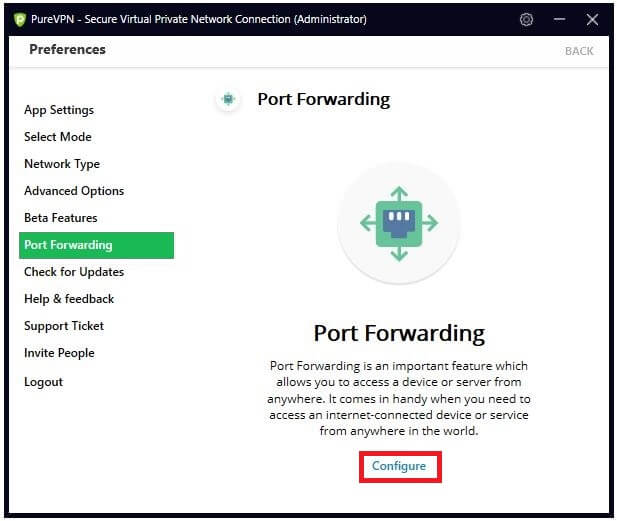 VPN Port Forwarding Step 3