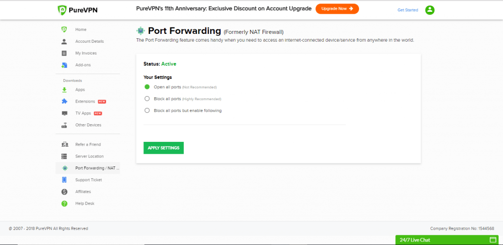 VPN Port Forwarding Step 4