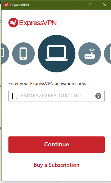 expressvpn code activation