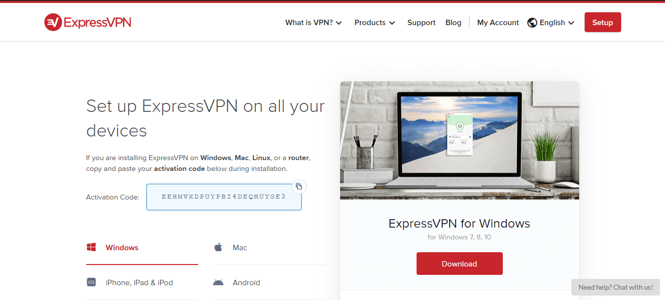 Εγκατάσταση ExpressVPN