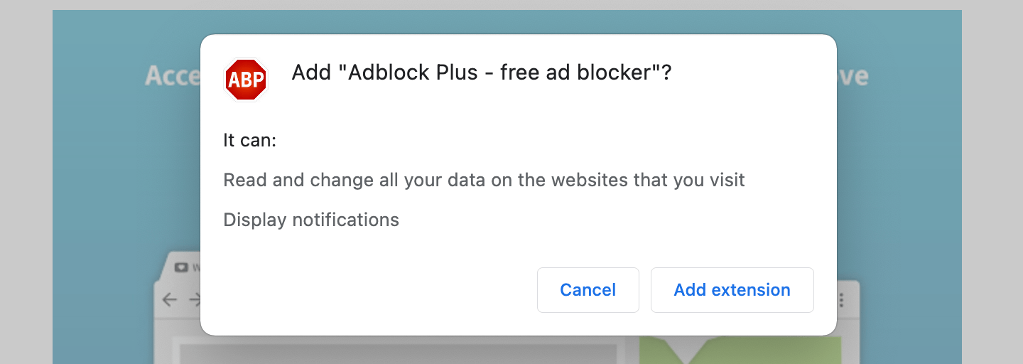 Adblock Plus Add to Chrome