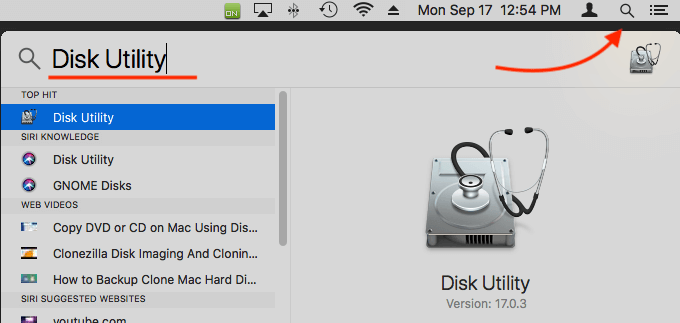 Mengenkripsi Hard Drive Eksternal di Mac Langkah 1