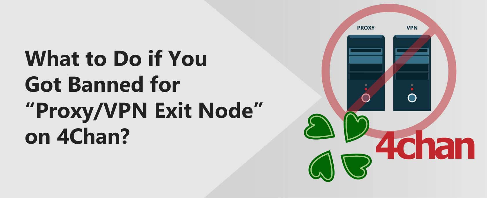 Что делать, если вас забанили за использование «Proxy/VPN Exit Node» на 4Chan?