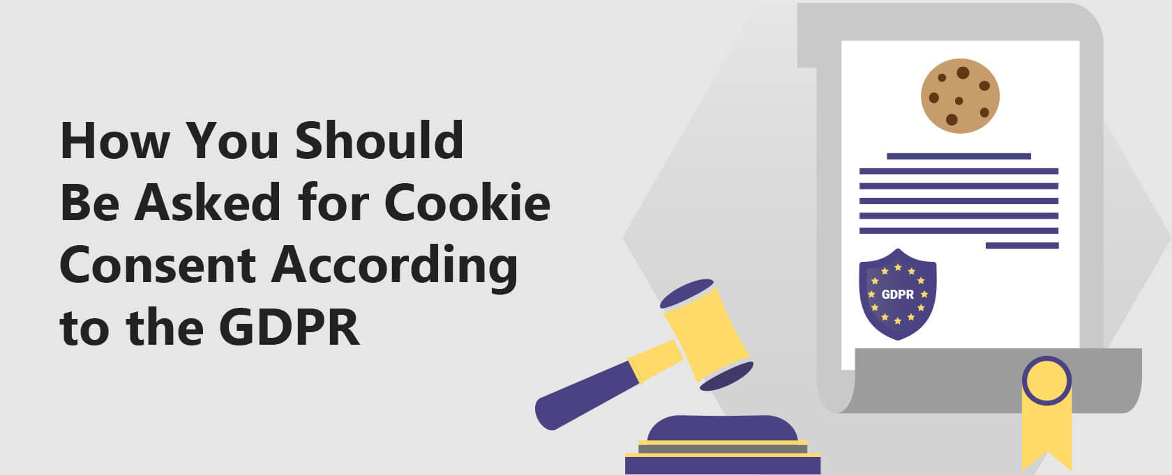 Как должно быть запрошено согласие на использование файлов cookie согласно GDPR