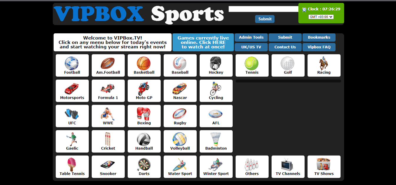 VIP BOX Sports