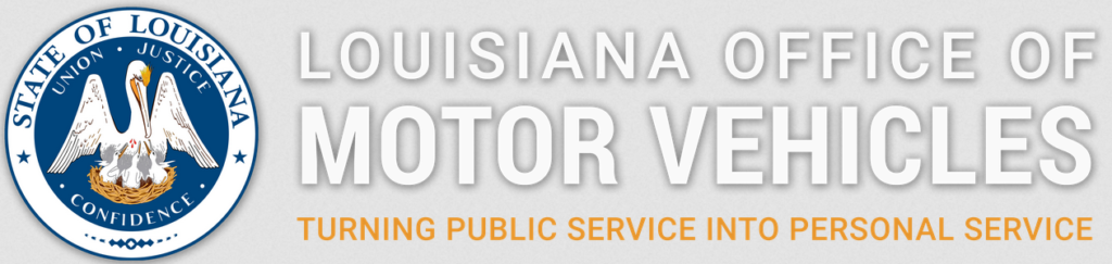 Oregon and Louisiana Departments of Motor Vehicles logo