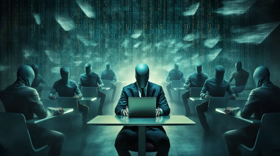 Faceless individuals in cyberspace
